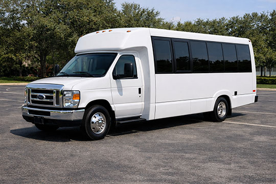 18-passenger minibus available for charter in Redmond, WA